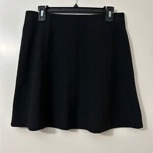 LOFT Black A-Line Skirt